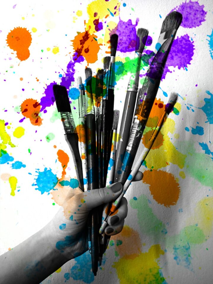 Creativity Brushes Painting  - martabystron / Pixabay