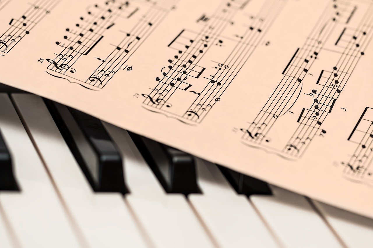 Piano Music Score Music Sheet  - stevepb / Pixabay
